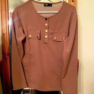 Brand new Tan Pantsuit